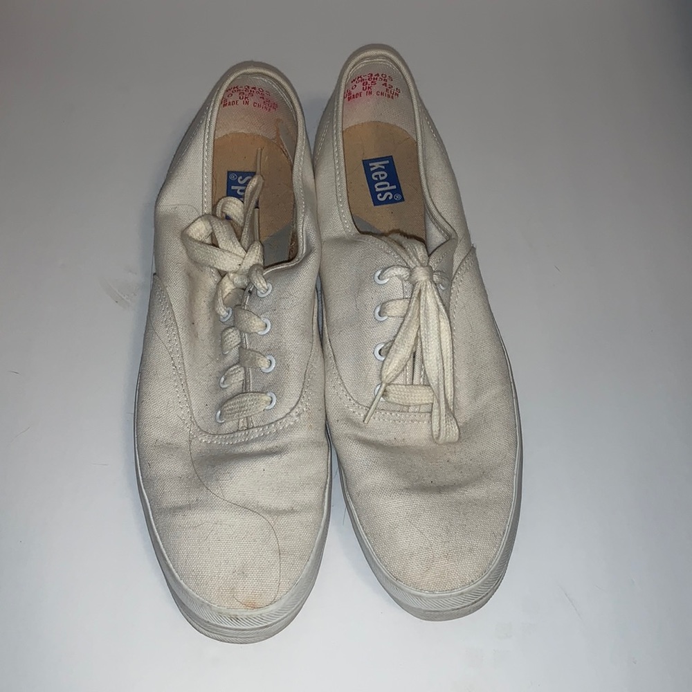 Used White Keds Sneakers